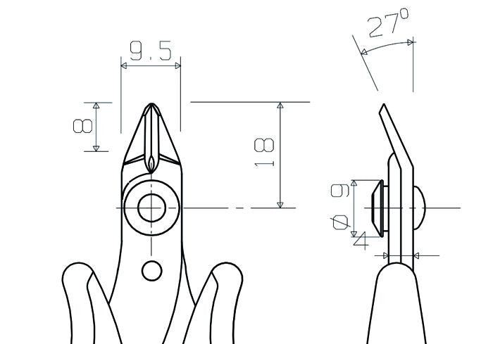 Flush Cutter Small Head ESD (GT-TR20M-ESD) Details Flush Cutter Small Head ESD (GT-TR20M-ESD) Details